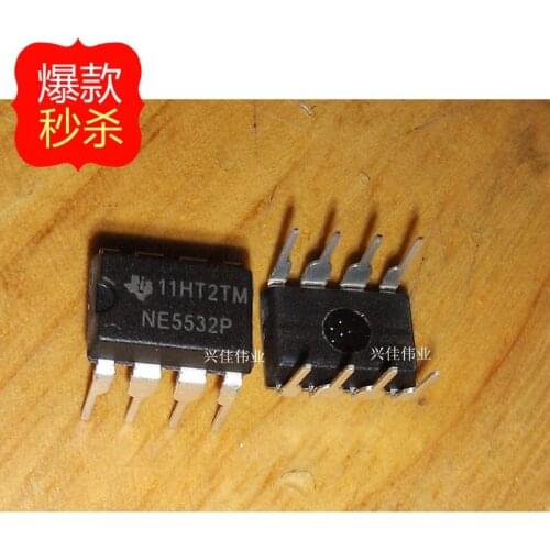 10PCS NE5532 NE5532P NE5532N DIP-8 Audio Operational Amplifier