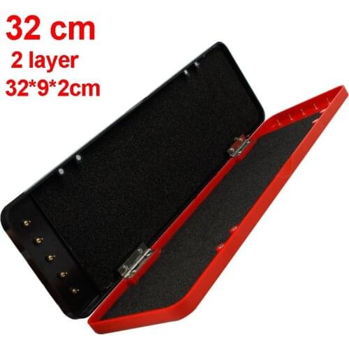 2 Layers Fishing Line Box 32cm/37cm Carp Fishing Tackle Box Stiff Hair Rig Board with Pin Storage Box For Fishing Hook J431