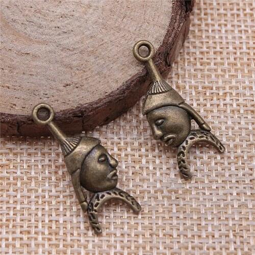 6pcs 28x10mm Soldier Charms Pendant For Jewelry Making Antique Bronze Plated Zinc Alloy Charms