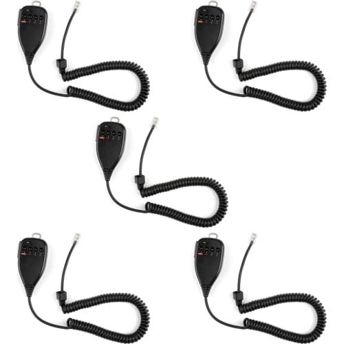 Artudatech 5Pcs TM261 8Pin Microphone For Kenwood TM261 TM271 TM471 TM768G TM461 Radio