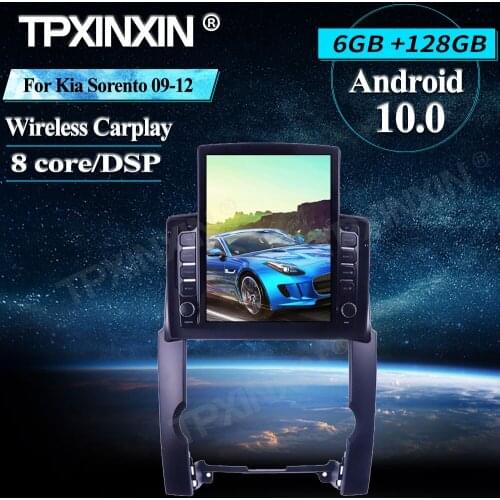 6+128G Car Radio For Kia Sorento 2009-2012 Android TS10 GPS IPS Car Multimedia Tesla Player Headunit Audio Radio Navigation