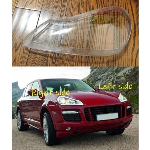 Car Headlamp Lens For Porsche cayenne 2008 2009 2010 Car Headlight cover Headlamp Lens Auto Shell Cover