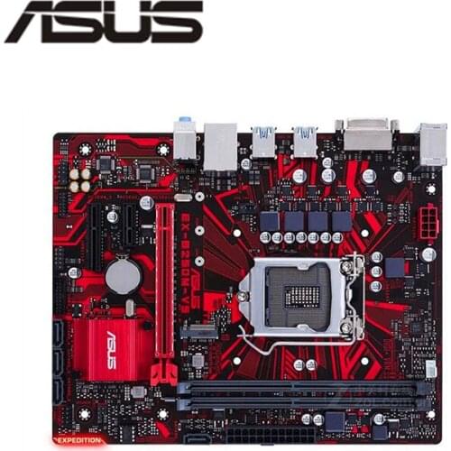 For Asus EX-B250M-V5 Original Used Desktop Intel B250 B250M DDR4 Motherboard LGA 1151 i7/i5/i3 USB3.0 SATA3