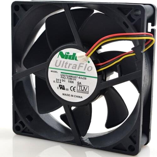 FOR NIDEC 9CM 9025U 92T24MUA7-53J2524V 0.14A 3-wire Inverter Cooling Fan