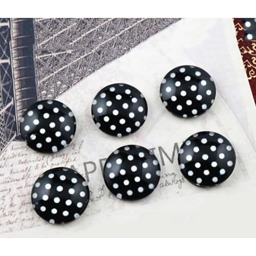 Hot Sale 20pcs 12mm Handmade Photo Glass Cabochons E5-22