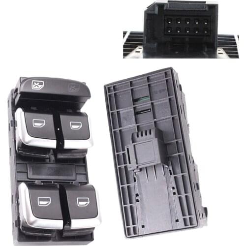 8KD959851A 8K0959851F Master Power Window Control Button Switch Driver Side For Audi Q5 A4 S4 B8 Allroad 08-15