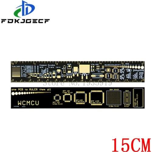 PCB Ruler 15cm For Electronic Engineers For Geeks Makers Fans PCB Reference Ruler PCB Packaging Units v2 - 6