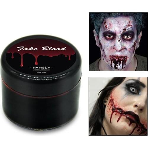 Halloween Makeup Ultra-realistic Fake Blood Face Body Paint Wounds Scars Bruises Cosplay Artificial Blood Human Vampire