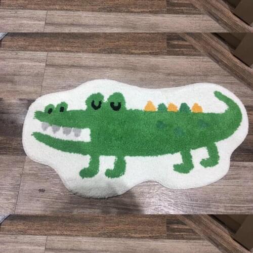 Cute Animal Shape Bath Floor Carpet Absorbent Non-Slip Rugs Foot Pads Welcome Entrance Doormat Tapetes Home Decor