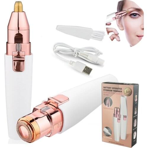Mini Shaver Electric Eyebrow Trimmer Razors Portable Epilator Pen Epil Hair Remover Painless Razor Facial Depilador Epilator