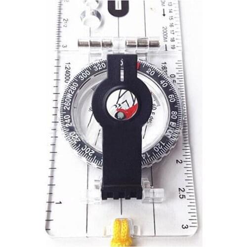 Baseplate Pocket Compass Orienteering Hiking Camping Maps Lensatic