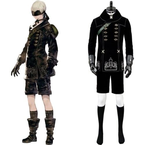 Hot Game NieR: Automata Cosplay Costume YoRHa No.9 Type S Scanner Cosplay Costume Full Set Fancy Party Uniform Outfits