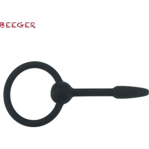 BEEGER Penis Plug Is Made From Soft Flexible Silicone So It Can Be Inserted Into The Urethra And Worn For Extended Period