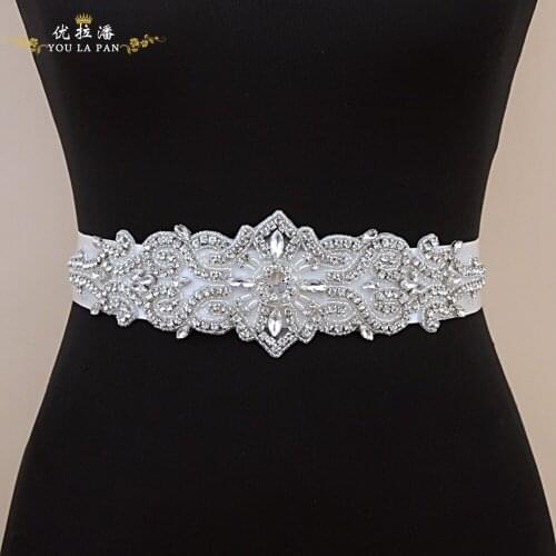 Youlapan S26 European and American bride belt wedding dress water drill waist seal hand-decorated luxury water drill