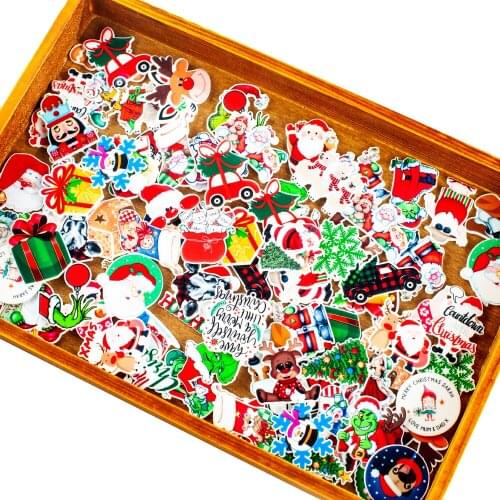 Planar Resin Christmas Series Mixed Flatback for Diy Decoration Crafts Accessories