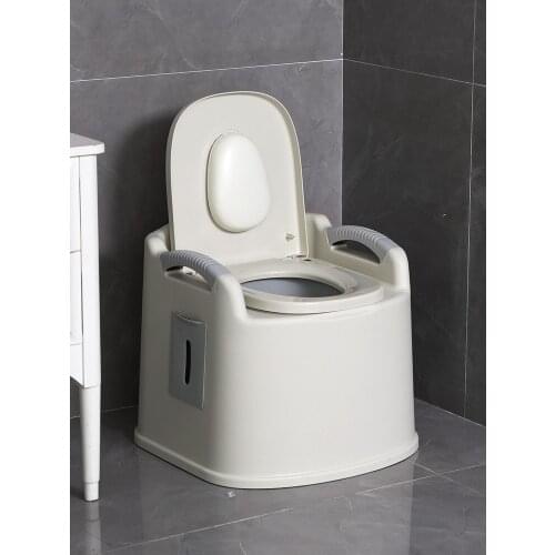 Removable household toilet for the elderly load-bearing strong toilet for pregnant women indoor simple portable squatting stool