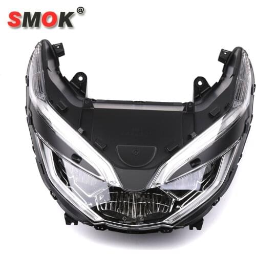 SMOK Applicable to Honda Pcx150 Motorcycle 17-19 Years Headlight Assembly Headlight Pcx125 Headlight Assembly