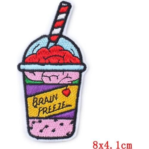 Iron on Patches For Clothes Colorful Cartoon Embroidery Patch Sewing Accessories Applique Decor For Jacket Embroidered Patches