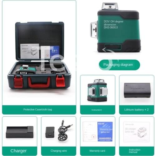 DOVOH level dimension level eight line highlighter plastering dot 8 line automatic leveling line