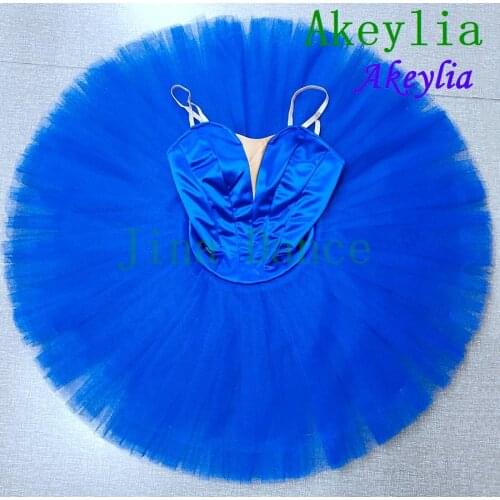 Royal Blue Performance Stage Ballet Tutu Dress Without Decoration Adult Classical Women white Professional Point Dance Tutus