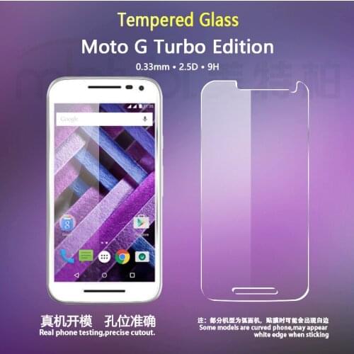 For Motorola Moto G 3rd Gen 3 XT1540 XT1550 for Moto G Turbo Edition Tempered Glass Screen Protector Film for moto G3 XT1552
