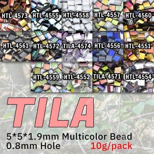 BLUESTAR 2020 Japanese Tila Seed Beads Toho Round Beads Silver Color gold Color Native Beadwork Jewelry Design accessories