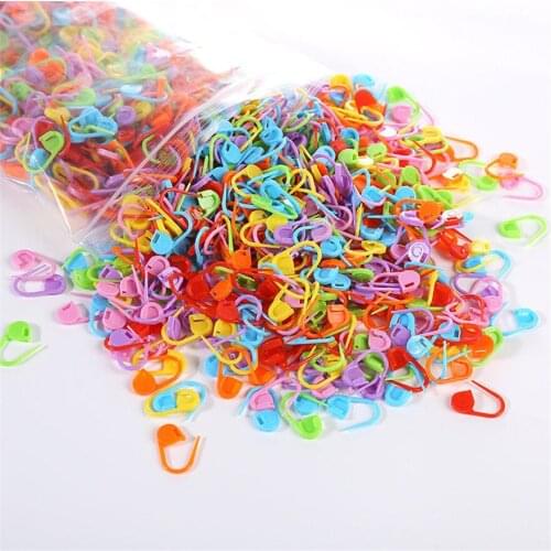 5/10/50/100Pcs/Lot Useful Plastic Pins Sweater Mark Buckle Needle Knitting Accessories Yarn DIY Weaving Sewing Tools & Accessory