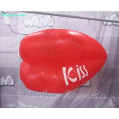 5ft Custom Printing Kiss Lips Inflatable Mouth for Valentines Day