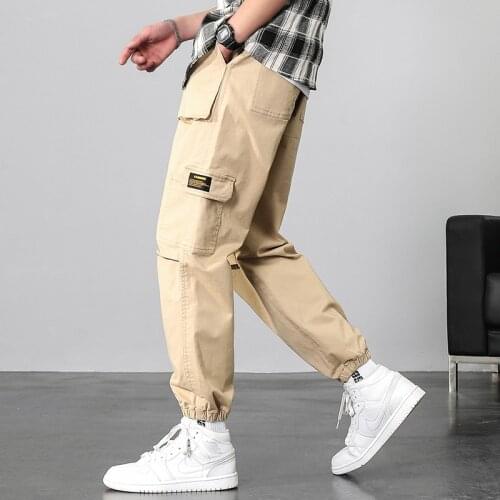 Cargo Pants Men Hip Hop Harajuku Joggers Mens Harem Pants Streetwear 2021 Casual Sports Multi-Pocket Trousers Men Sweatpants