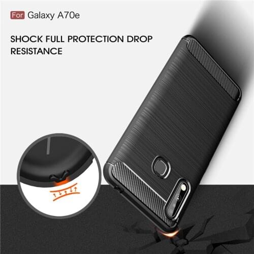 For Cover Samsung Galaxy A70E Case For Galaxy A70E Anti-knock Rugged Armor TPU Cover Silicone Phone Bumper Case For Samsung A70E