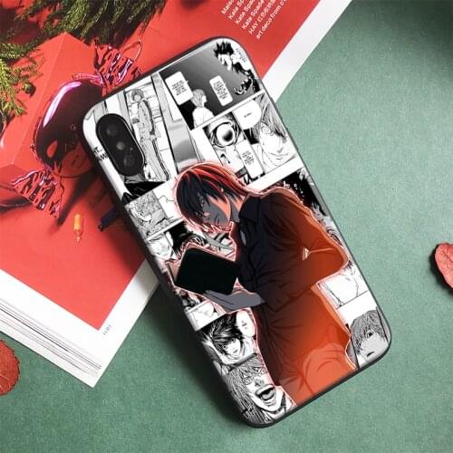 Kira Light Yagami Death Note Anime Phone Case Cover Shell For IPhone SE 6 6s 7 8 6sPlus 7Plus 8Plus X XR XS 11 Pro Max