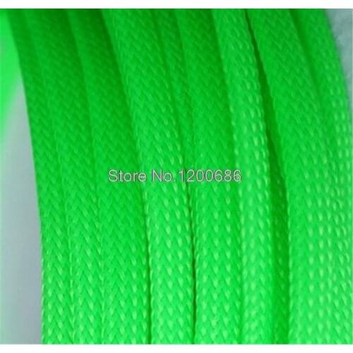 3MM 10M color Insulation Braided Sleeving Tight PET Wire Cables Protection Expandable Cable Sleeve Wire Loom