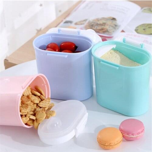 Baby Formula Milk Storage Infants Portable Milk Powder Formula Dispenser Food Container Storage Feeding Box for Kids Food PP Box