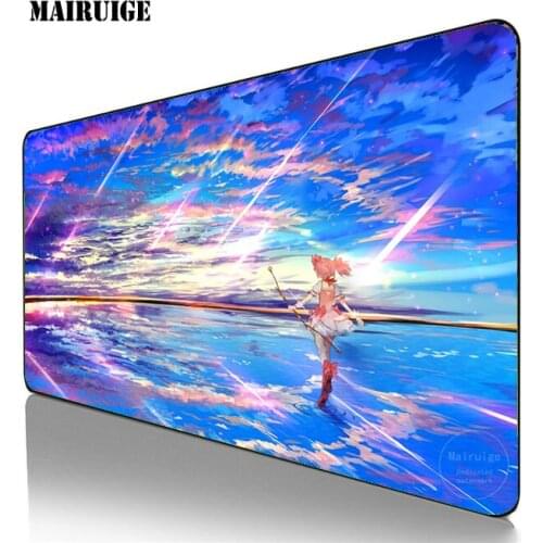 Anime Puella Magi Madoka Magica Mouse pad HD Print Computer Gamer Locking Edge Mousepad XXL Keyboard PC Mice Mats Pad for csgo