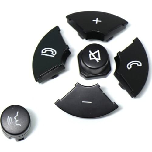 Car Steering Wheel Switch Button Cover ABS durability Car Interior Accessories For Mercedes Benz S Class W221 2009-2013