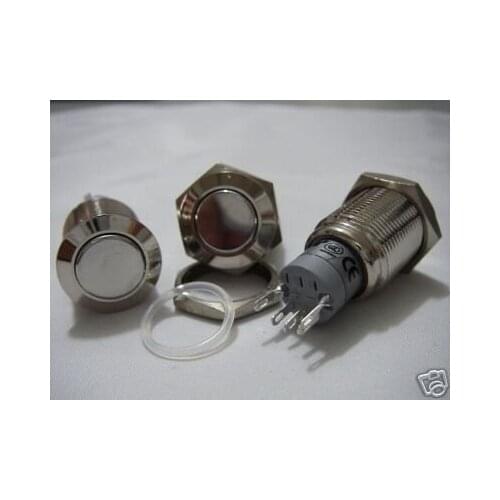 Brass ALTERNATE Push-Button SPDT ON ON Switch 11Z