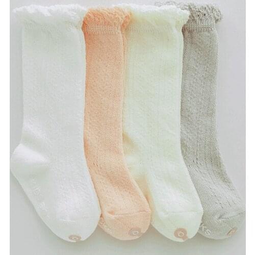 Socks For Baby Girln New High Quality Fashion Popular Kids Toddler Cotton Knee High Warm Hosiery Cotton Stockings