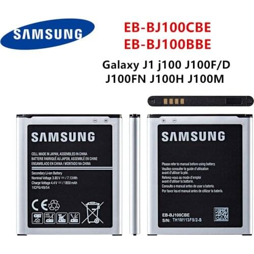 SAMSUNG Orginal EB-BJ100CBE EB-BJ100BBE Battery 1850mAh For Samsung Galaxy J1 J100 SM-J100F J100FN J100H J100M J100Y J100D WO