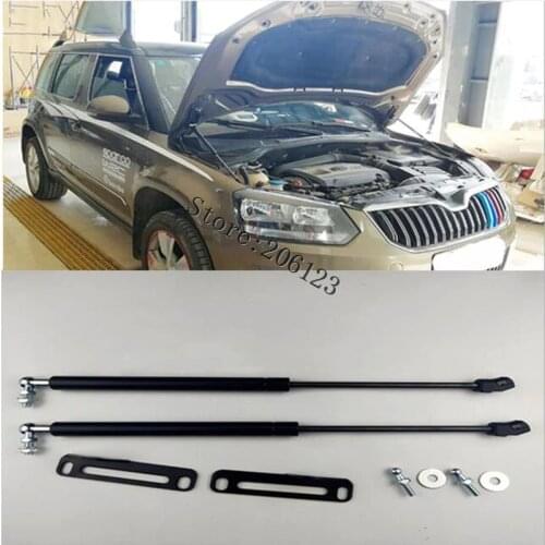 Car Front Engine Cover Support Rod Hydraulic Rod Hood Gas Shock Lift Strut Bars For Skoda Yeti 2010-2018 Car Accessories