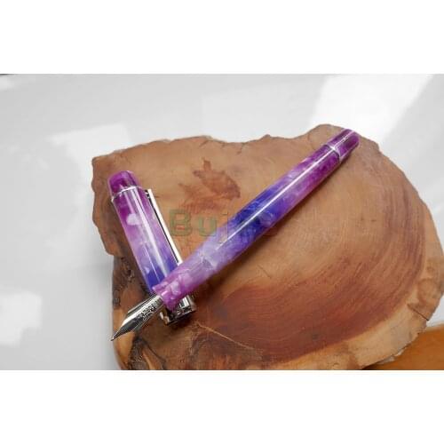 PENBBS 355 Series Fountain Pen, F and M Nibs,Blue Purple Series,Smooth Writing,Office Business Supplies for Sign CN(Origin)