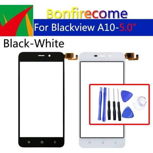 Touchscreen For Blackview A10 Touch Screen Digitizer LCD Display Front Glass Panel Sensor Replacement Parts 5.0 inch