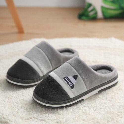 Mens Slippers Bedroom Lovers Winter Shoes Slippers Warm Home Slippers Women Shoes Indoor House Womens Slippers Male Flip Flops