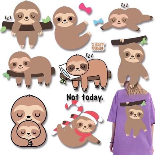 Monkey Animals stickers Iron-on Transfers Chest badges Patches for Kids Clothing Jacket Applique on Clothes