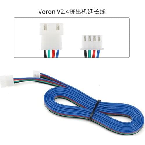 1pc XH2.54 4P Male To Female Motor Extension Cord Connector Wire Cable for Voron 2.4 3D Printer Parts