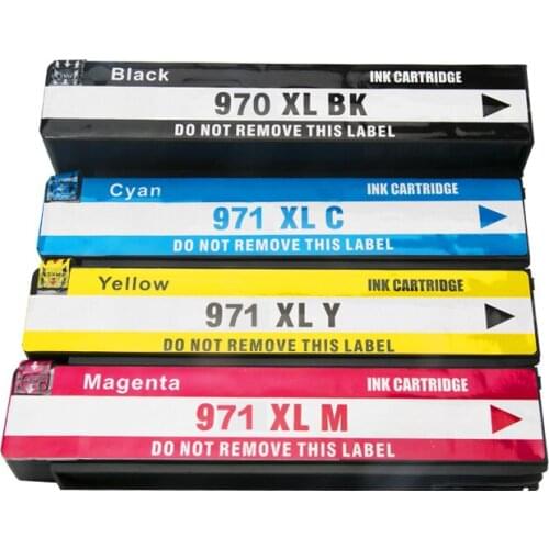 Vilaxh For HP 970XL 971XL 970 971 XL Replacement Ink Cartridge for HP970 Officejet Pro X451DN X451DW X551 X576DW X476DW X476DN
