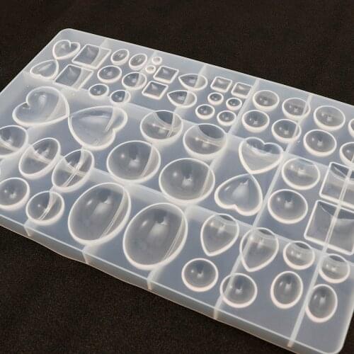 1Pcs Round Chocolate Silicone Mold Heart Candy Cake Resin Molds Cake Decorating Tools Baking Accessories