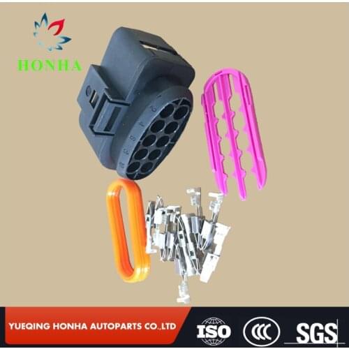 10Set Car HEADLIGHT ELECTRICAL PLUG RH case Auto Waterproof Connector 1J0973735 1J0 973 735