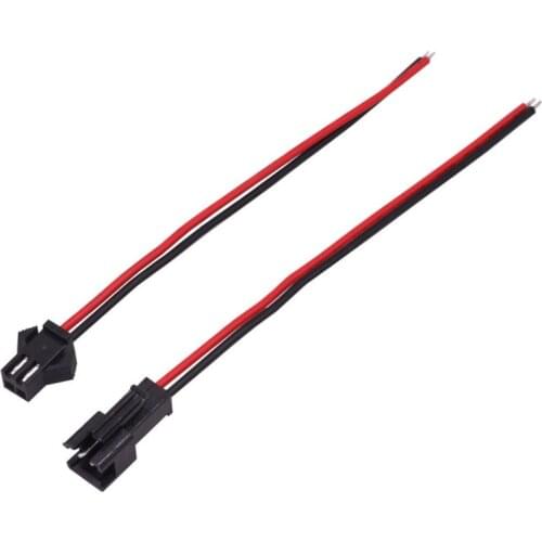 20pcs/set Male to Female Plug Terminal Wire Connector Terminal Line for LED Downlight Ceiling Lamp LED Strip