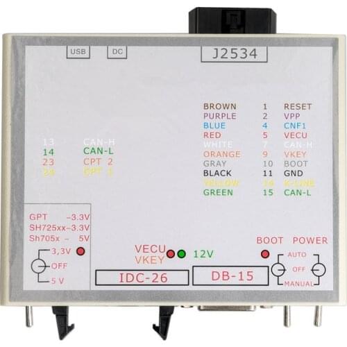 2020 J2534 PowerBox Adapter ONLY Can Works For ECU FLASH Clone Programmer Power Box