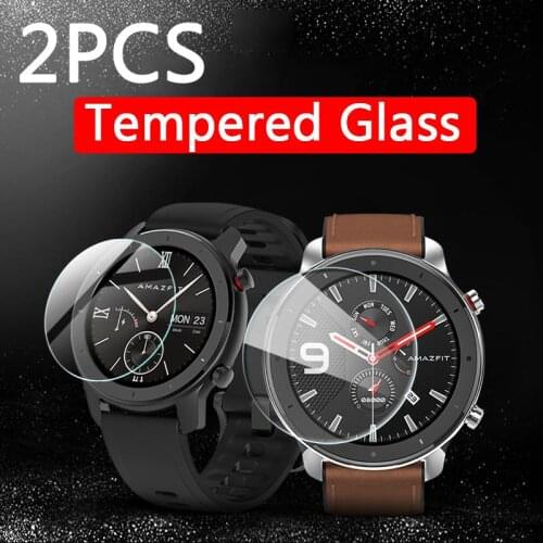 2021 NewSuitable for Huami Amazfit GTR2 watch 47mm 42mm high aluminum tempered glass protective film smart watch protective film